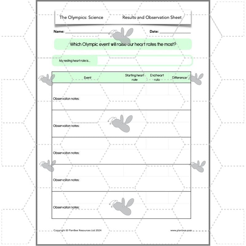 PlanBee Olympic Games Year 5/6 Lesson Pack by PlanBee