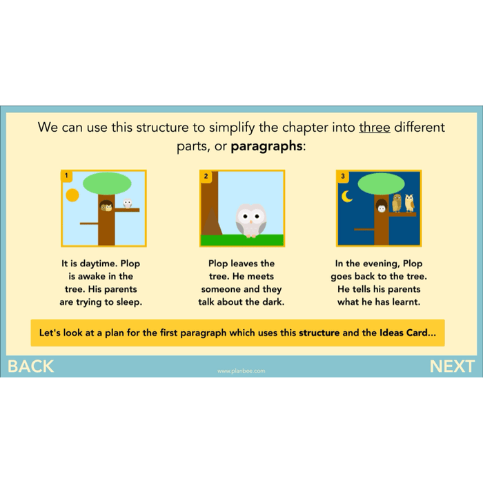 PlanBee The Owl who was Afraid of the Dark | KS2 Narrative Lessons