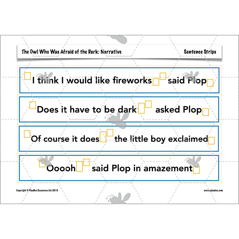 PlanBee The Owl who was Afraid of the Dark | KS2 Narrative Lessons