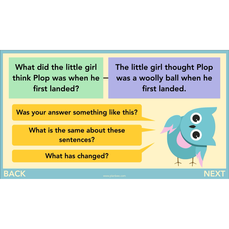 PlanBee The Owl who was Afraid of the Dark | KS2 Comprehension