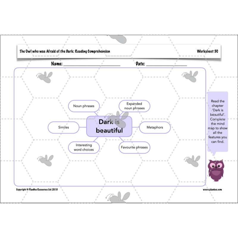 The Owl who was Afraid of the Dark: Reading Comprehension