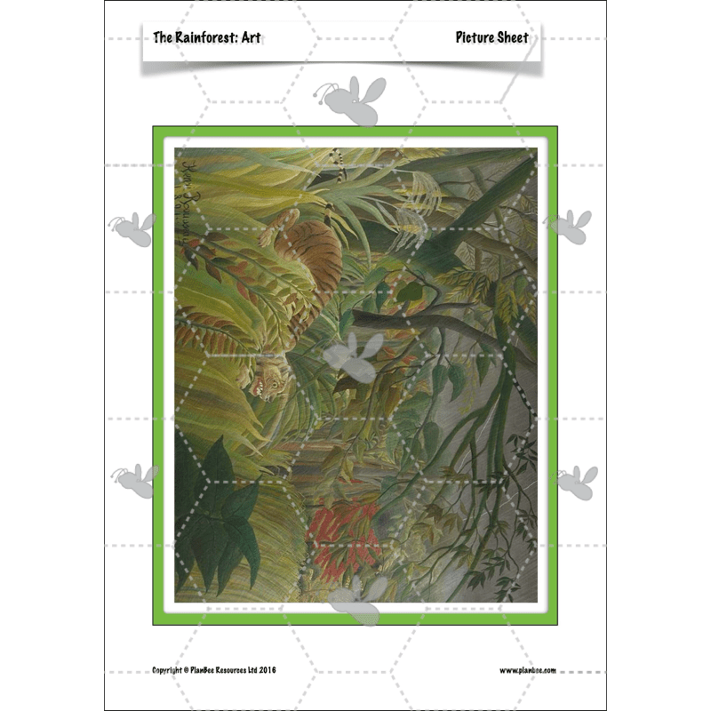 PlanBee The Rainforest Topic KS2 Enrichment Lesson Pack