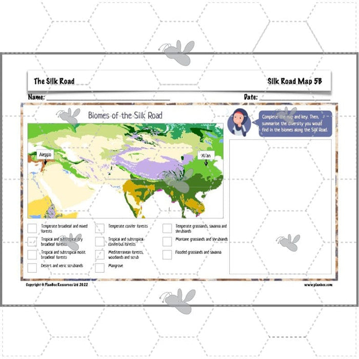 PlanBee The Silk Road KS2 Geography lessons | PlanBee