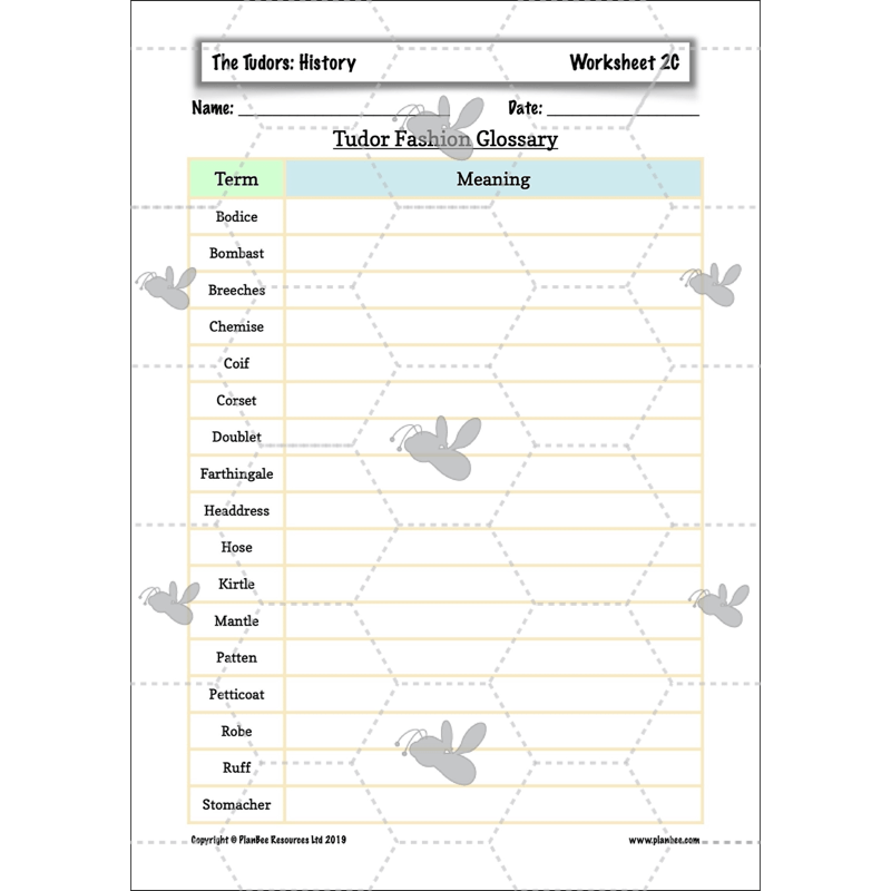 PlanBee The Tudors KS2 History Lessons and Resources