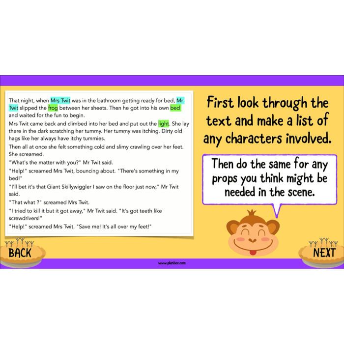 PlanBee The Twits: Playscripts KS2 | Year 4 English Pack