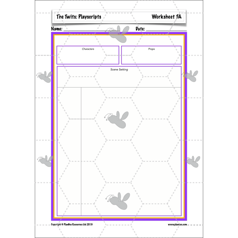 PlanBee The Twits: Playscripts KS2 | Year 4 English Pack