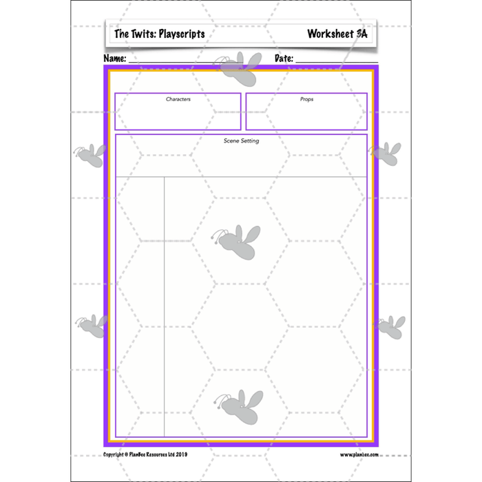 PlanBee The Twits: Playscripts KS2 | Year 4 English Pack