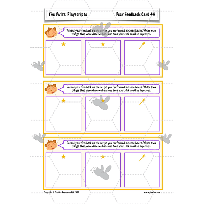 PlanBee The Twits: Playscripts KS2 | Year 4 English Pack