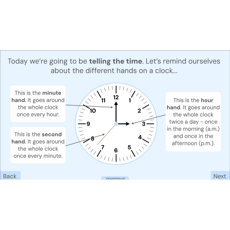 PlanBee Year 3 Time Word Problems Maths Lesson by PlanBee