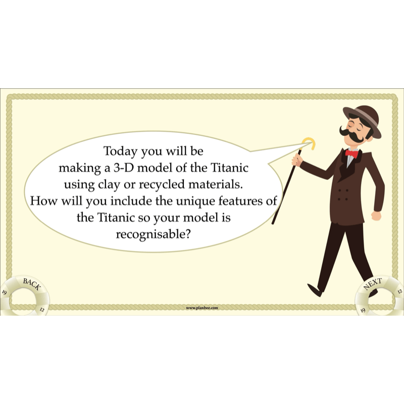 PlanBee Titanic Topic KS2 Enrichment Lesson Pack