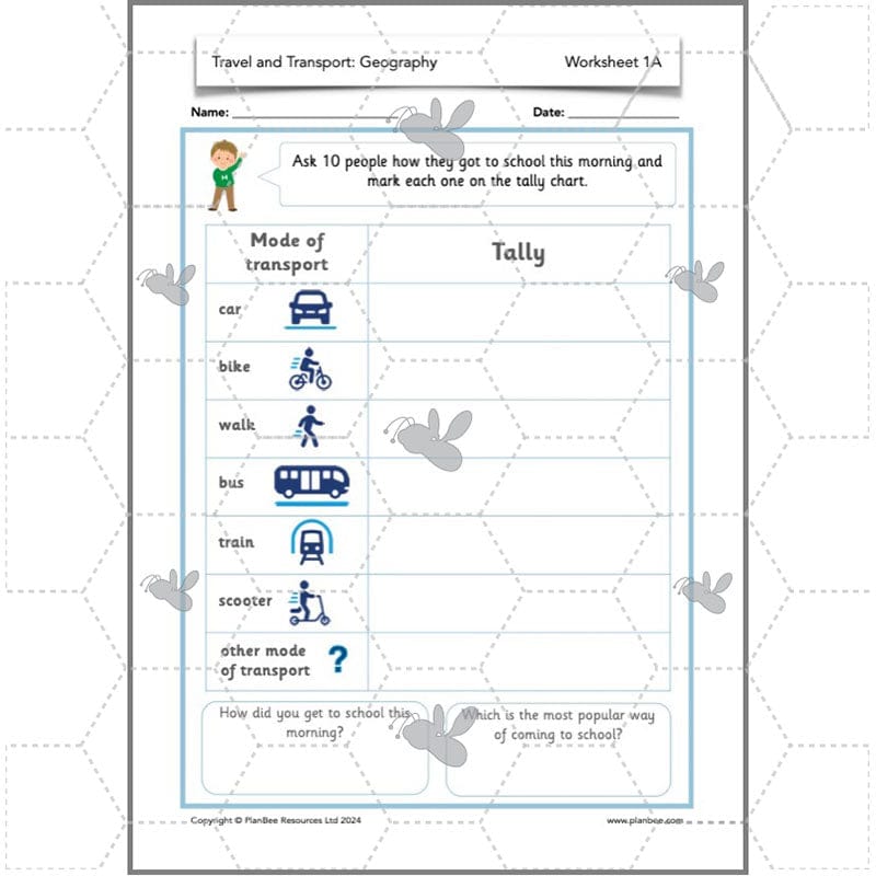 Travel and Transport Topic Enrichment Pack