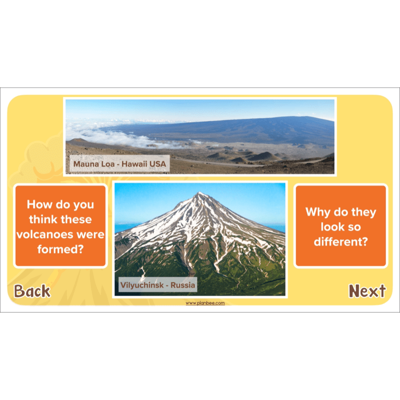 PlanBee Volcanoes KS2 Geography Lesson Planning