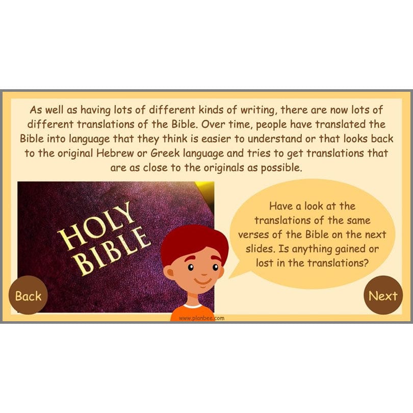 PlanBee What is the Christian Bible? Year 3 KS1 PlanBee RE Lessons