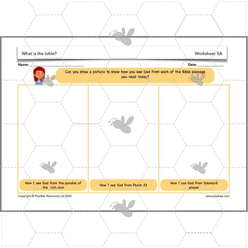 PlanBee What is the Christian Bible? Year 3 KS1 PlanBee RE Lessons