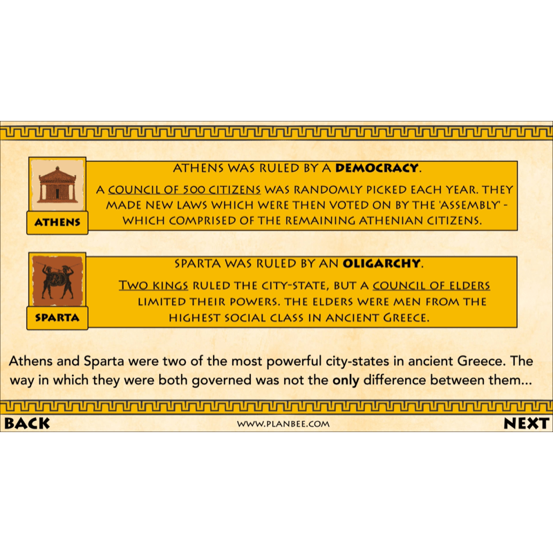 PlanBee Who were the Ancient Greeks KS2 History Lesson Plans