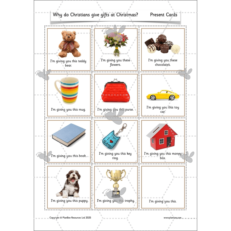 PlanBee Why do Christians give gifts at Christmas? PlanBee KS1 RE
