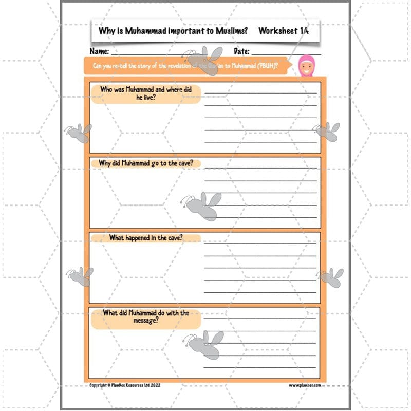 PlanBee Why is Muhammad important to Muslims? Year 5 RE Lessons