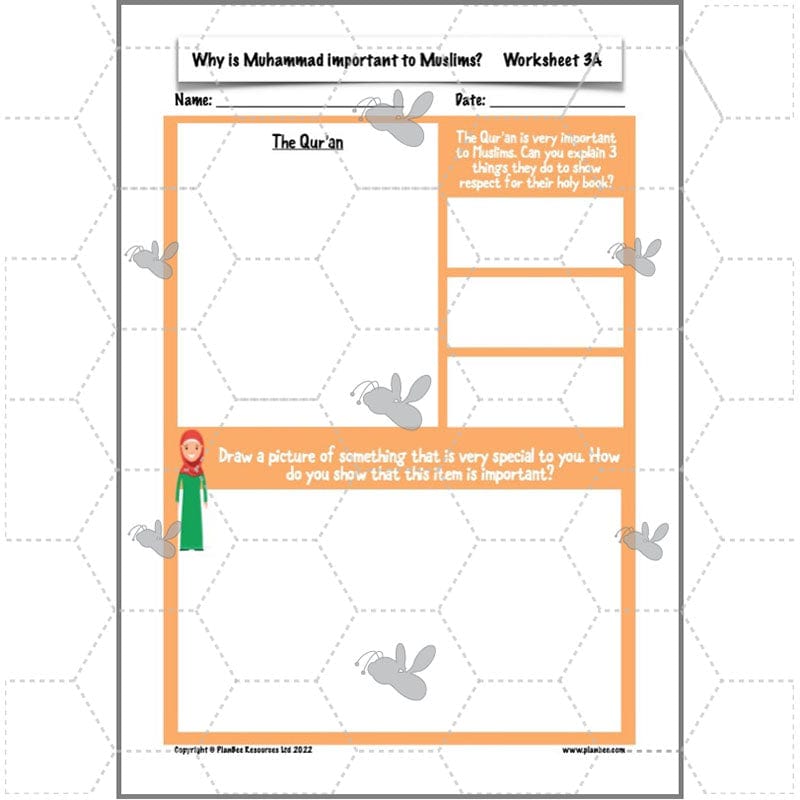 PlanBee Why is Muhammad important to Muslims? Year 5 RE Lessons