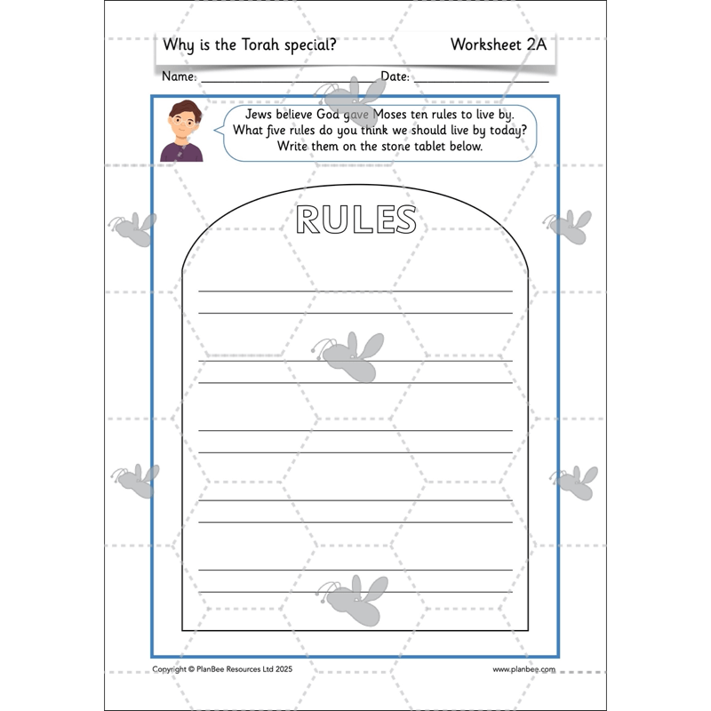 PlanBee Why is the Torah Special? The Torah KS1 RE Lessons