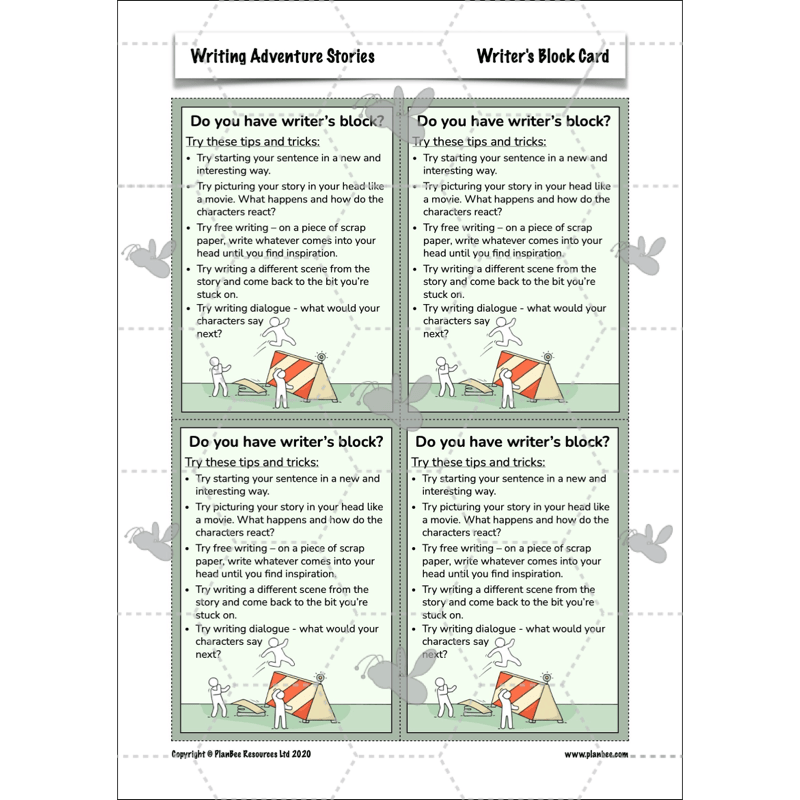 Writing Adventure Stories