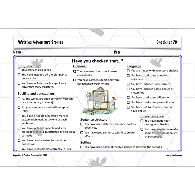 Writing Adventure Stories