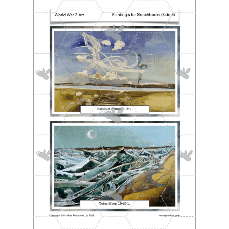 PlanBee WW2 Art KS2 Planning and Resources