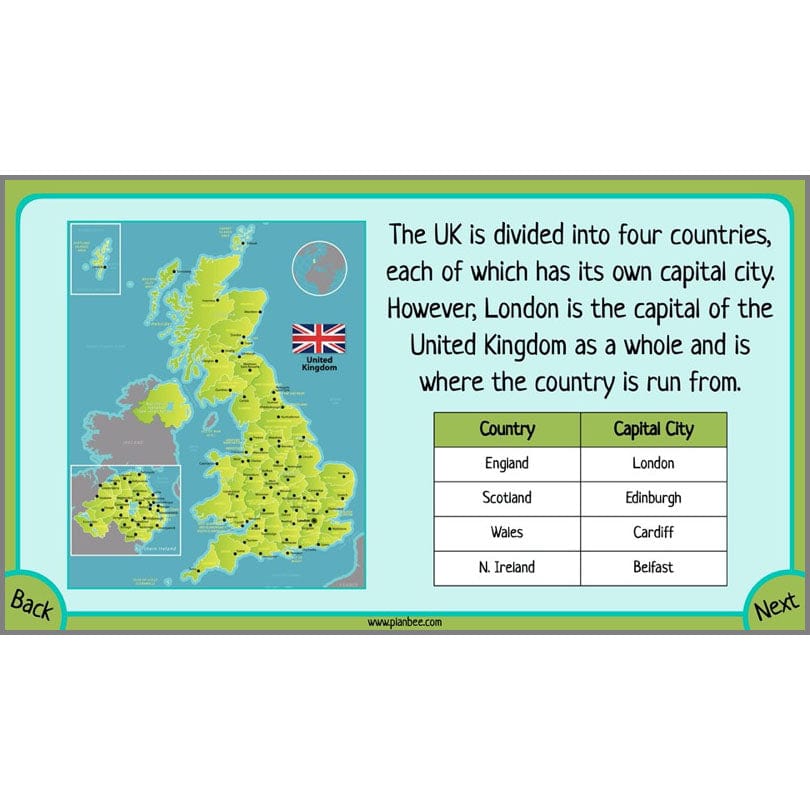 PlanBee The United Kingdom KS2 Geography Planning Pack by PlanBee