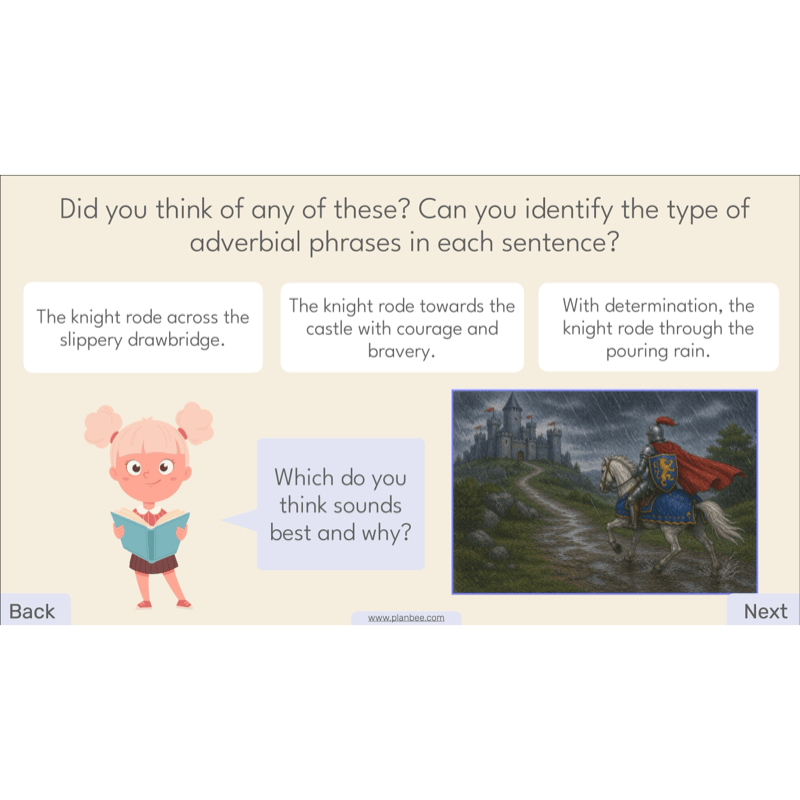 PlanBee Adverbial Phrases KS2 English Lesson Pack