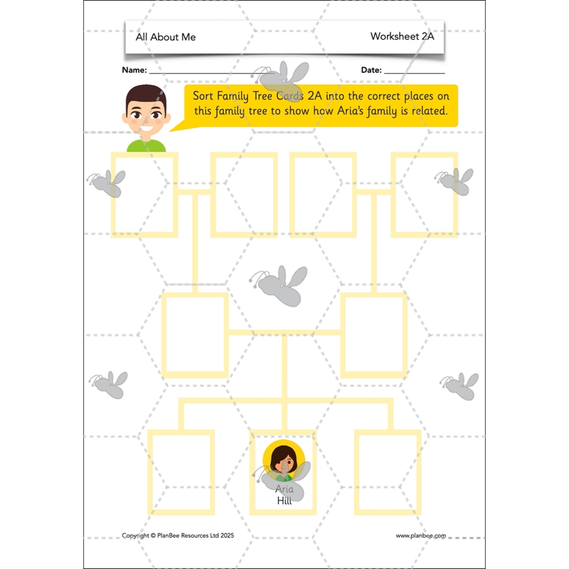 PlanBee All About Me KS1 History Lesson Planning Pack
