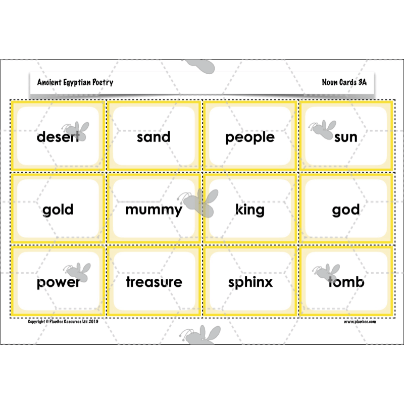 PlanBee Ancient Egyptian Poetry | KS2 English Pack