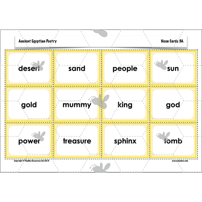 PlanBee Ancient Egyptian Poetry | KS2 English Pack