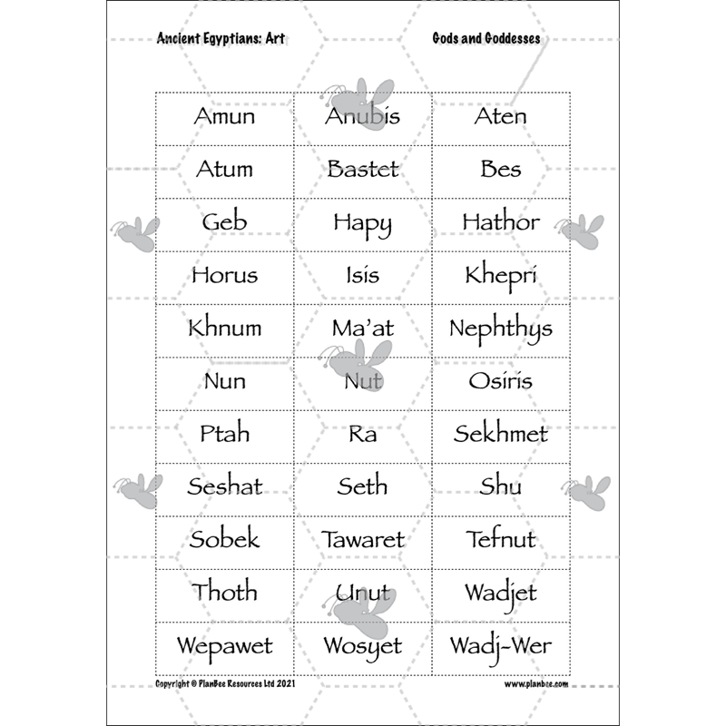 PlanBee Ancient Egyptians Topic KS2 Enrichment Lesson Pack