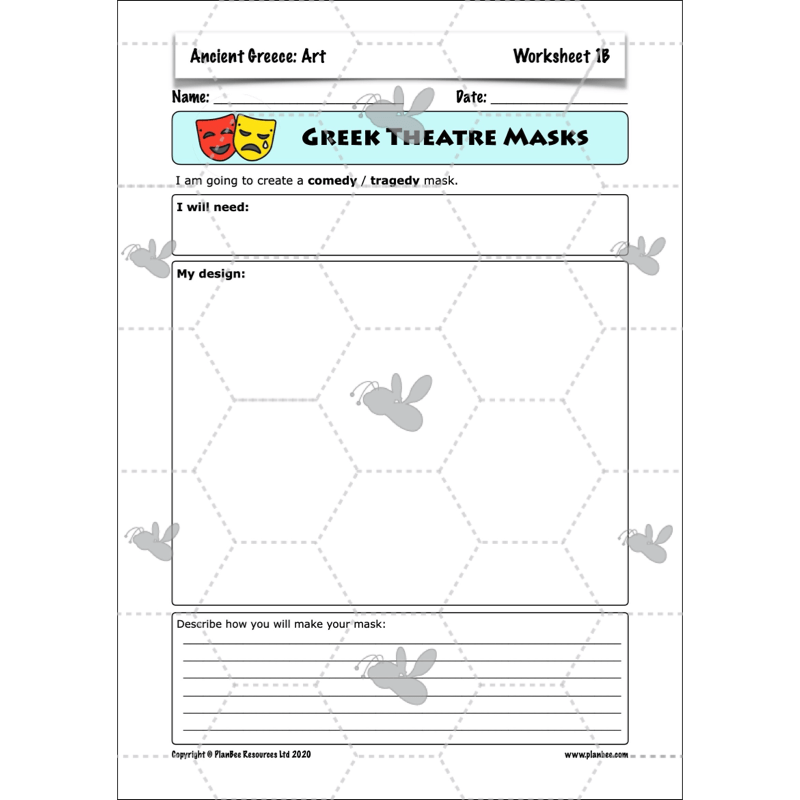 PlanBee Ancient Greece Topic KS2 Enrichment Lesson Pack