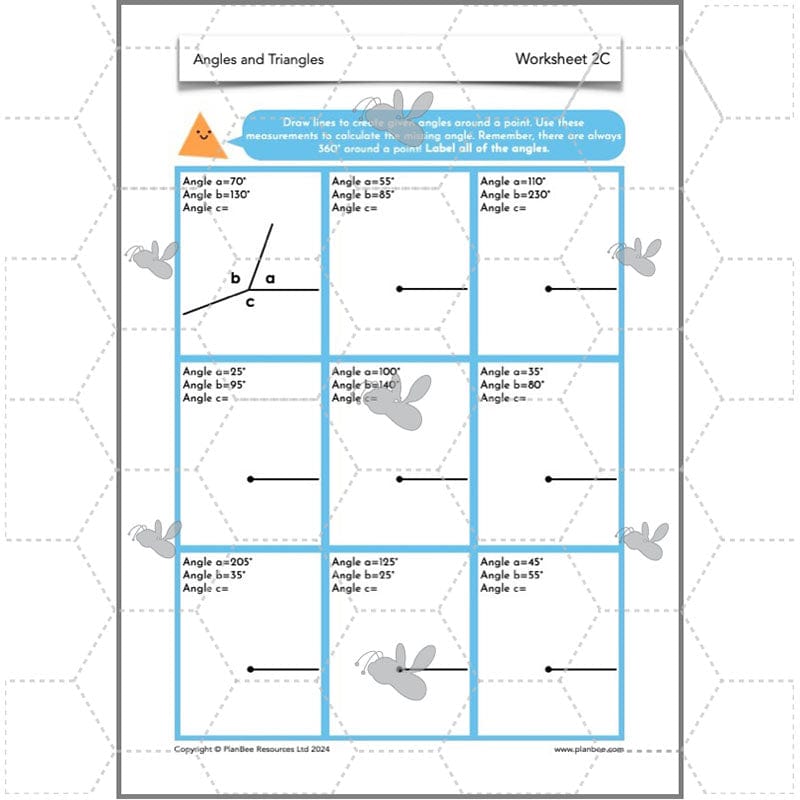 PlanBee Year 5 Angles and Triangles Maths Lessons by PlanBee