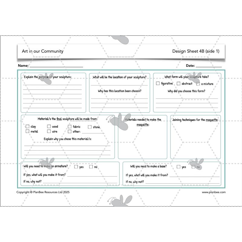 PlanBee Art in our Community | Sculpture KS2 | PlanBee