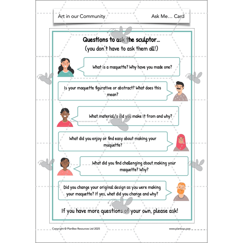 PlanBee Art in our Community | Sculpture KS2 | PlanBee