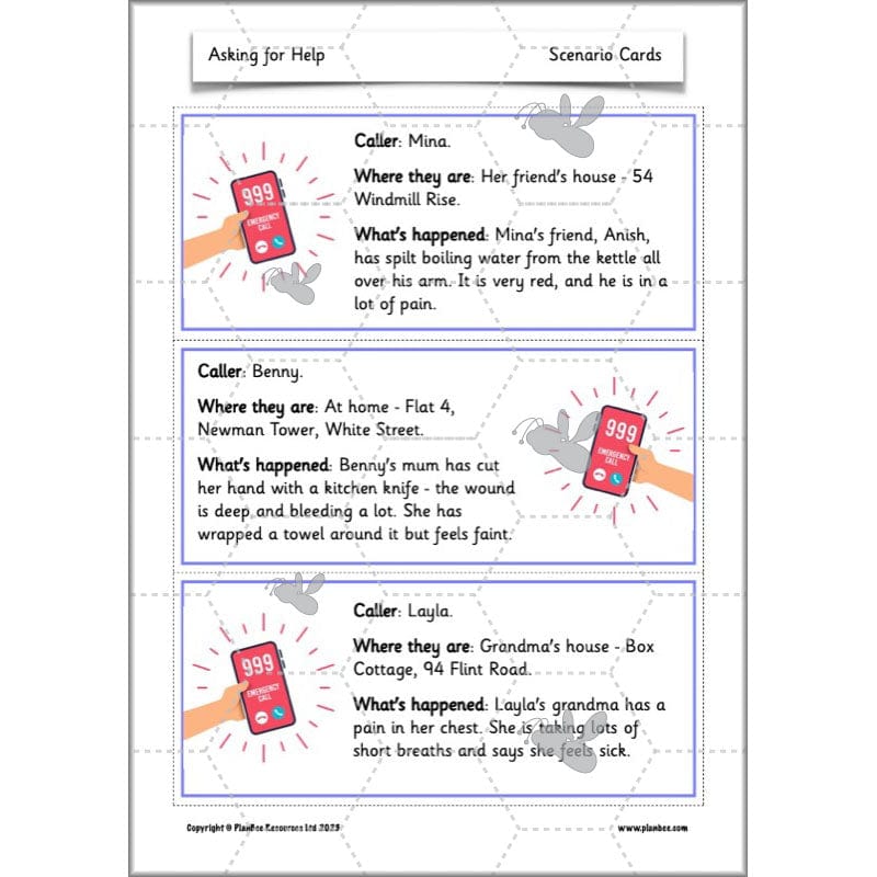 PlanBee Asking for Help | PSHE lessons KS1