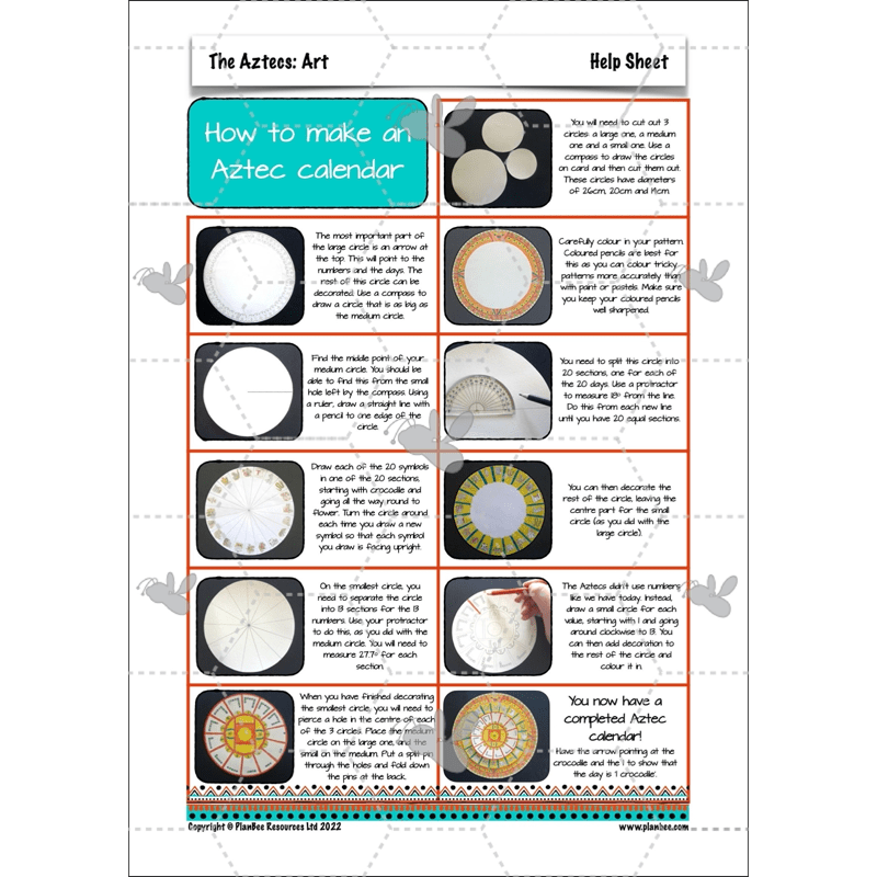 PlanBee Aztecs KS2 Topic Enrichment Pack