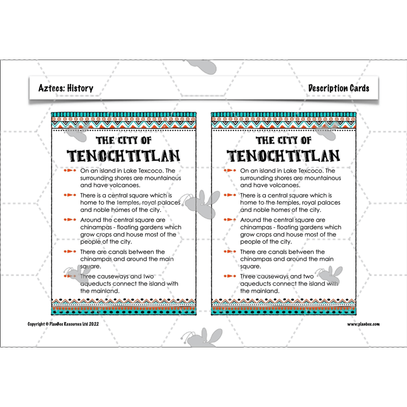 PlanBee Aztecs KS2 Lesson Planning and Resources 