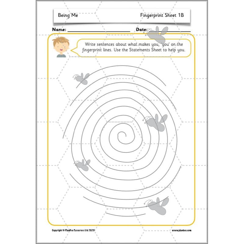 PlanBee Being Me | PSHE lessons KS1 | Year 2