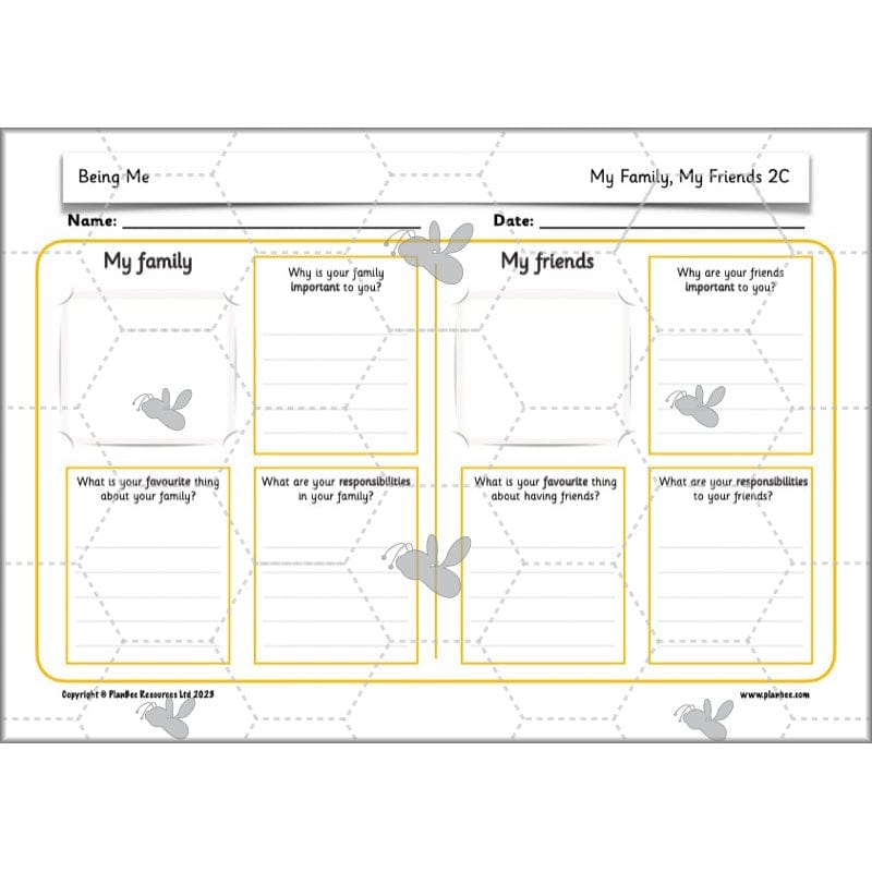 PlanBee Being Me | PSHE lessons KS1 | Year 2