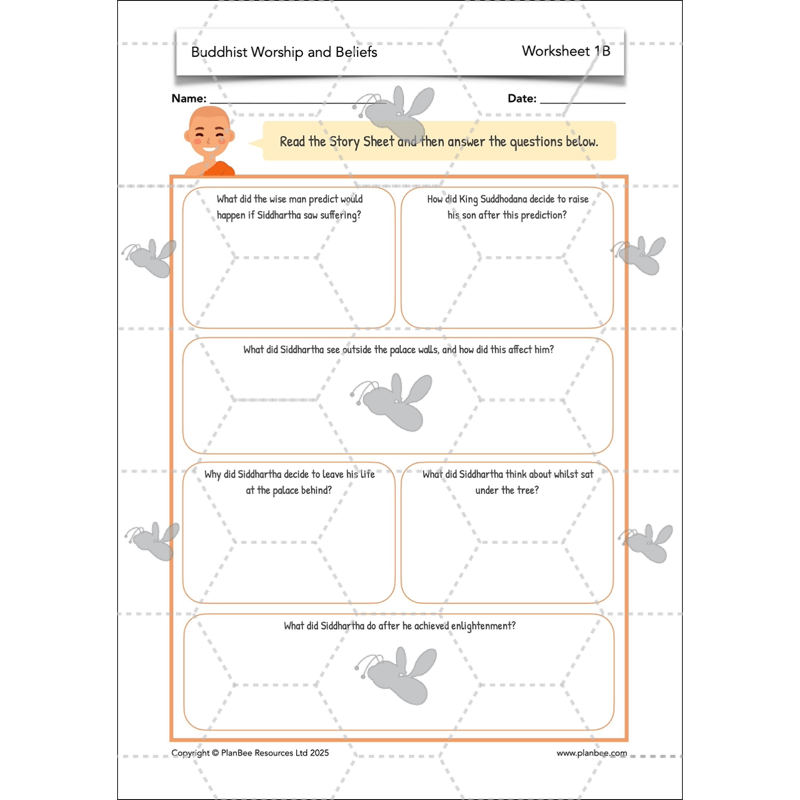 PlanBee Buddhist Worship and Beliefs - Buddhism KS2 RE by PlanBee