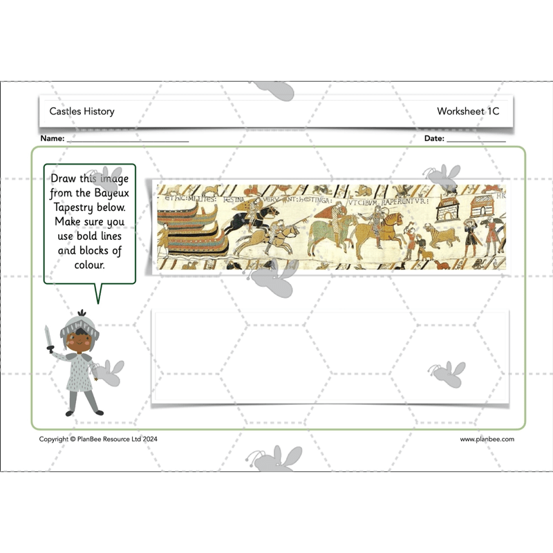 PlanBee Castles Topic KS1 Enrichment Lesson Pack