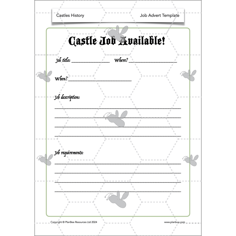 PlanBee Castles Castles KS1 History Lesson Planning and Resources