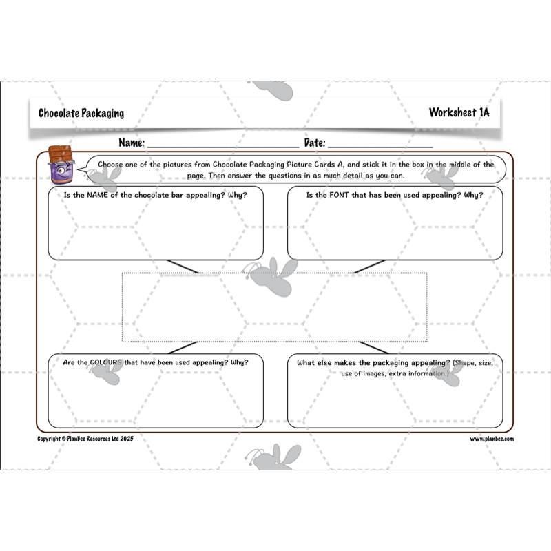 PlanBee Chocolate Packaging | KS2 DT lessons