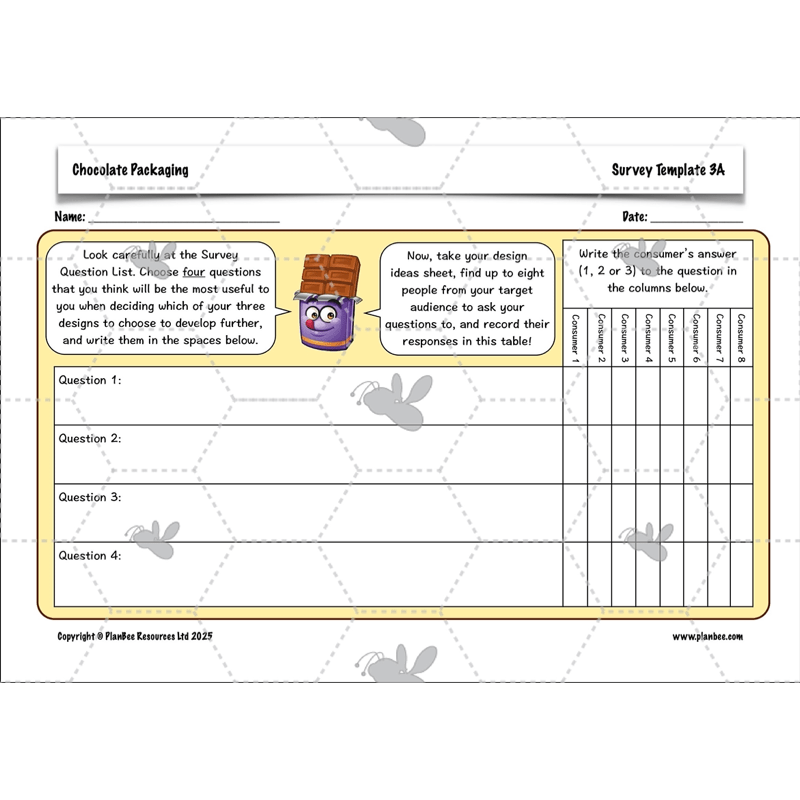 PlanBee Chocolate Packaging | KS2 DT lessons