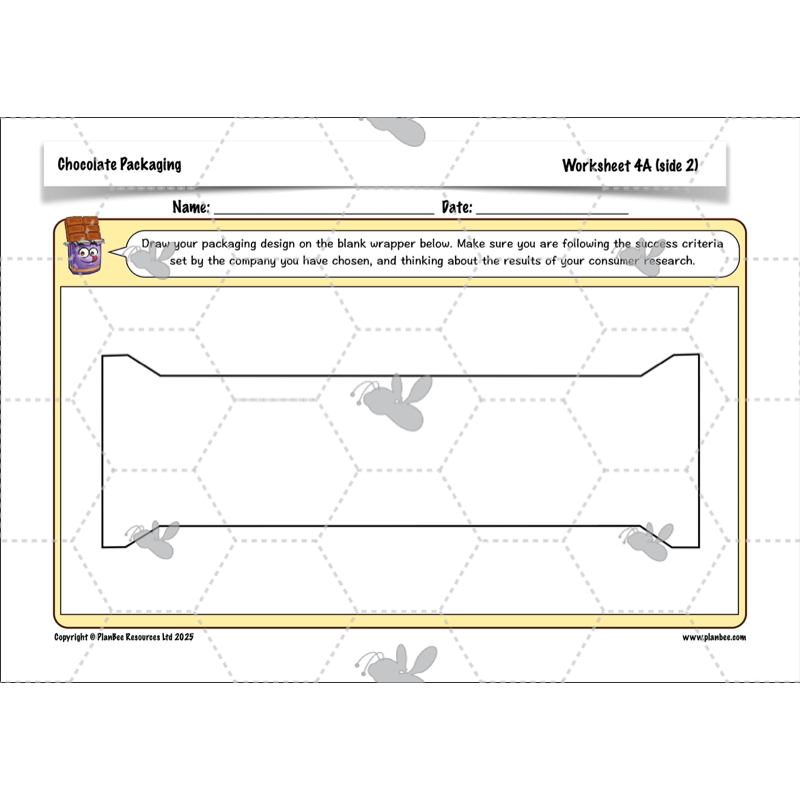 PlanBee Chocolate Packaging | KS2 DT lessons