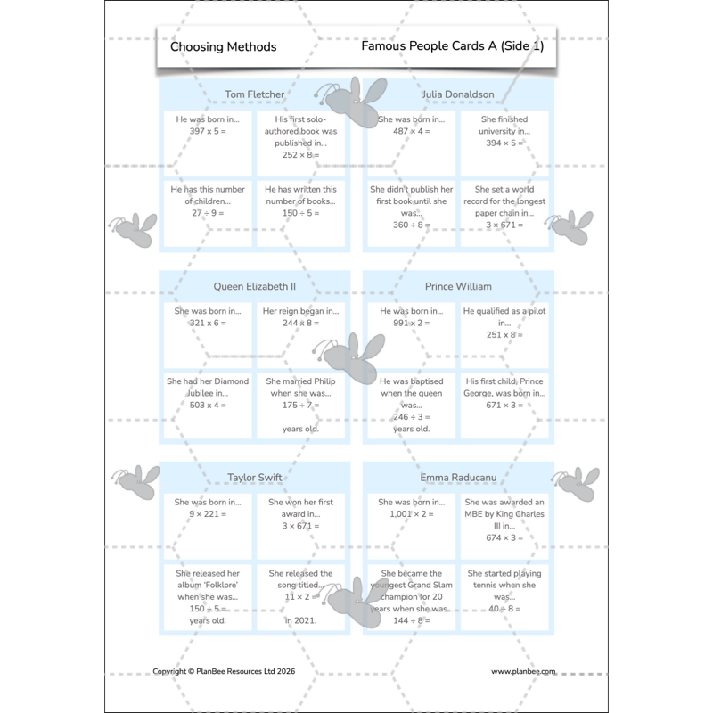 PlanBee Choosing Methods Year 6 Maths Planning by PlanBee