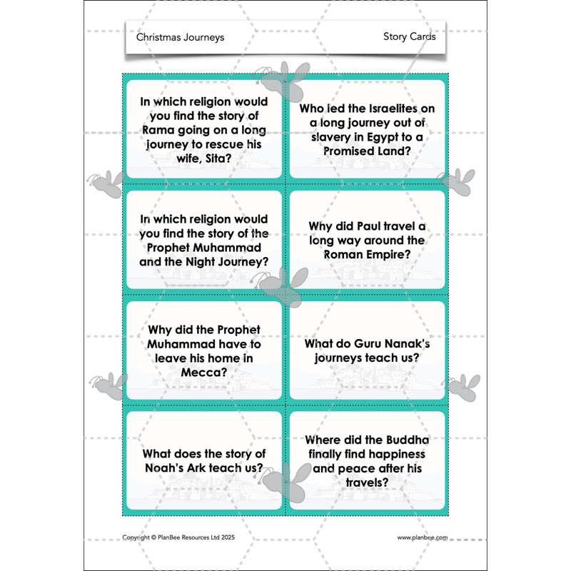PlanBee Christmas Story KS2 RE Lessons for Year 4 by PlanBee