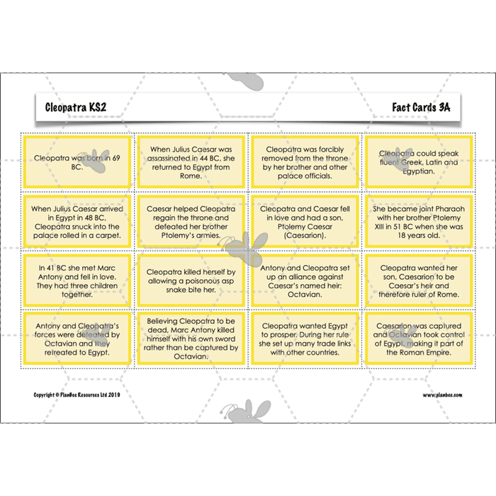 PlanBee Cleopatra KS2 | English Lesson Pack